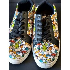 Nickelodeon rugrats mens shoe size 13 Wide white and black 2011 Viacom